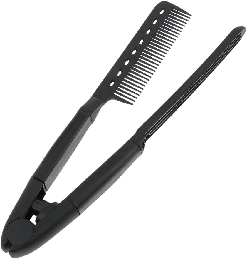 Baosity Straightening Comb for Hair, Hair Straightener Brush with a Firm Grip for Salon Home image number 1