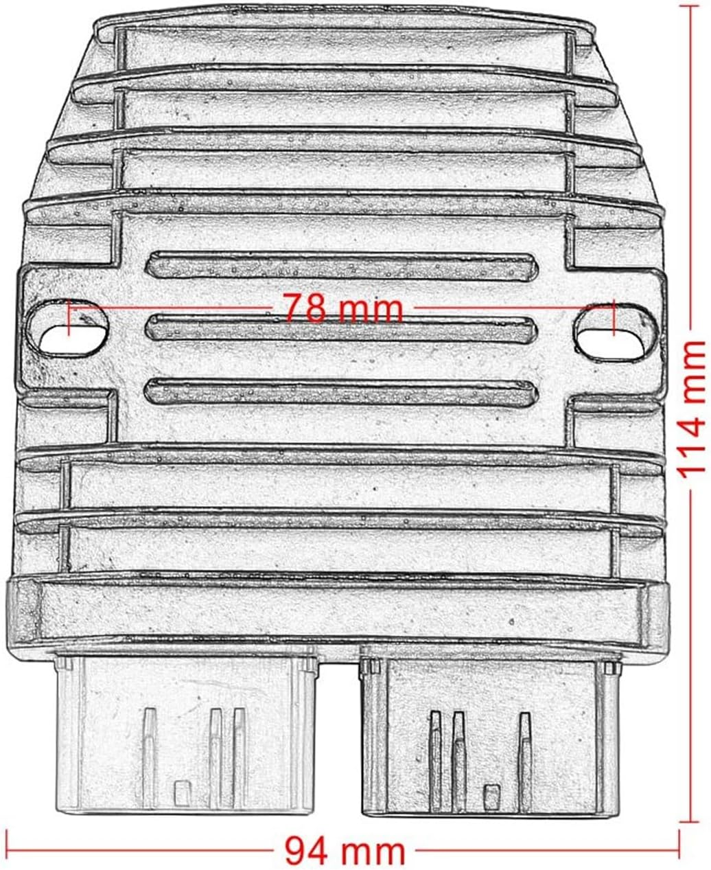 Rectifier Parts Motorcycle Regulator Rectifier for Benelli BJ600GS TNT600 BN600 BJ300 BN302 TNT300 BJ500 TRK502 BJ300-C THV302 BJ600GS-A
