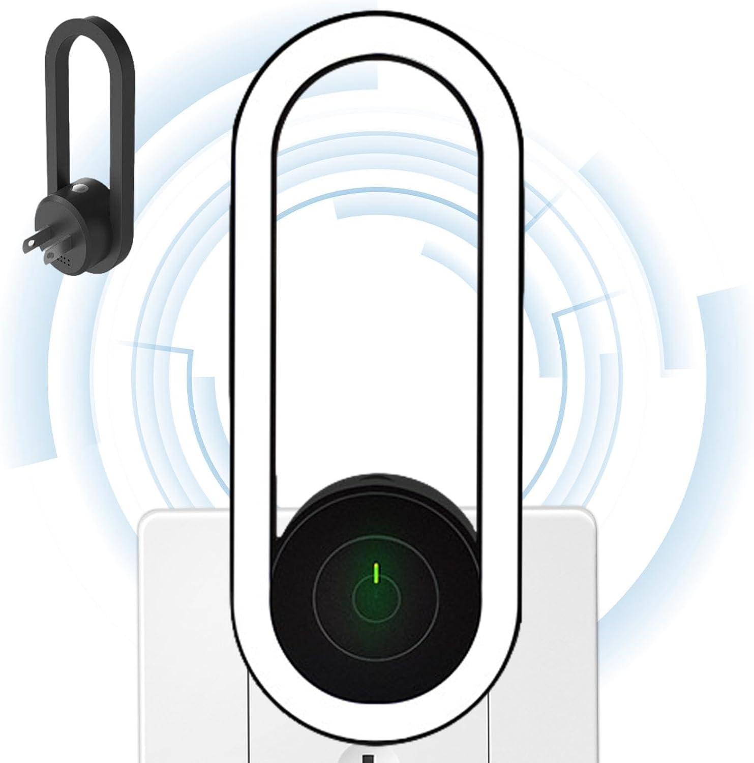 Quzente Ultrasonic Mosquitoes Repeller - Indoor Repellents Lamp,Ultrasonic Mosquitoes Repeller, Repellents Ultrasonic Electronic Lamp for Mosquitoes image number 1