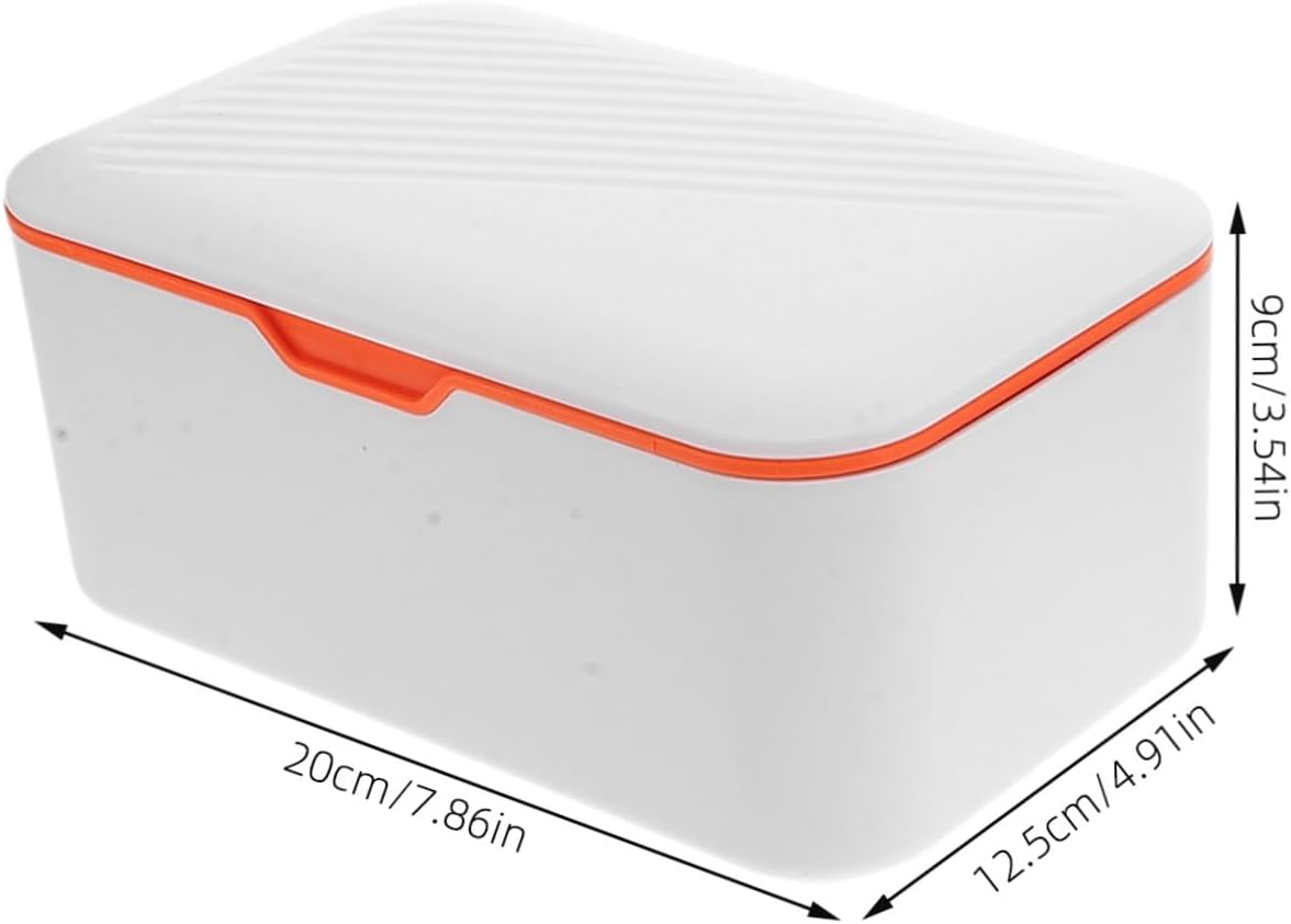 Toyvian 2Pcs Wet Tissue Case Seal Household Wipes Storage Box Travel Dispenser Elegant Organizer Box