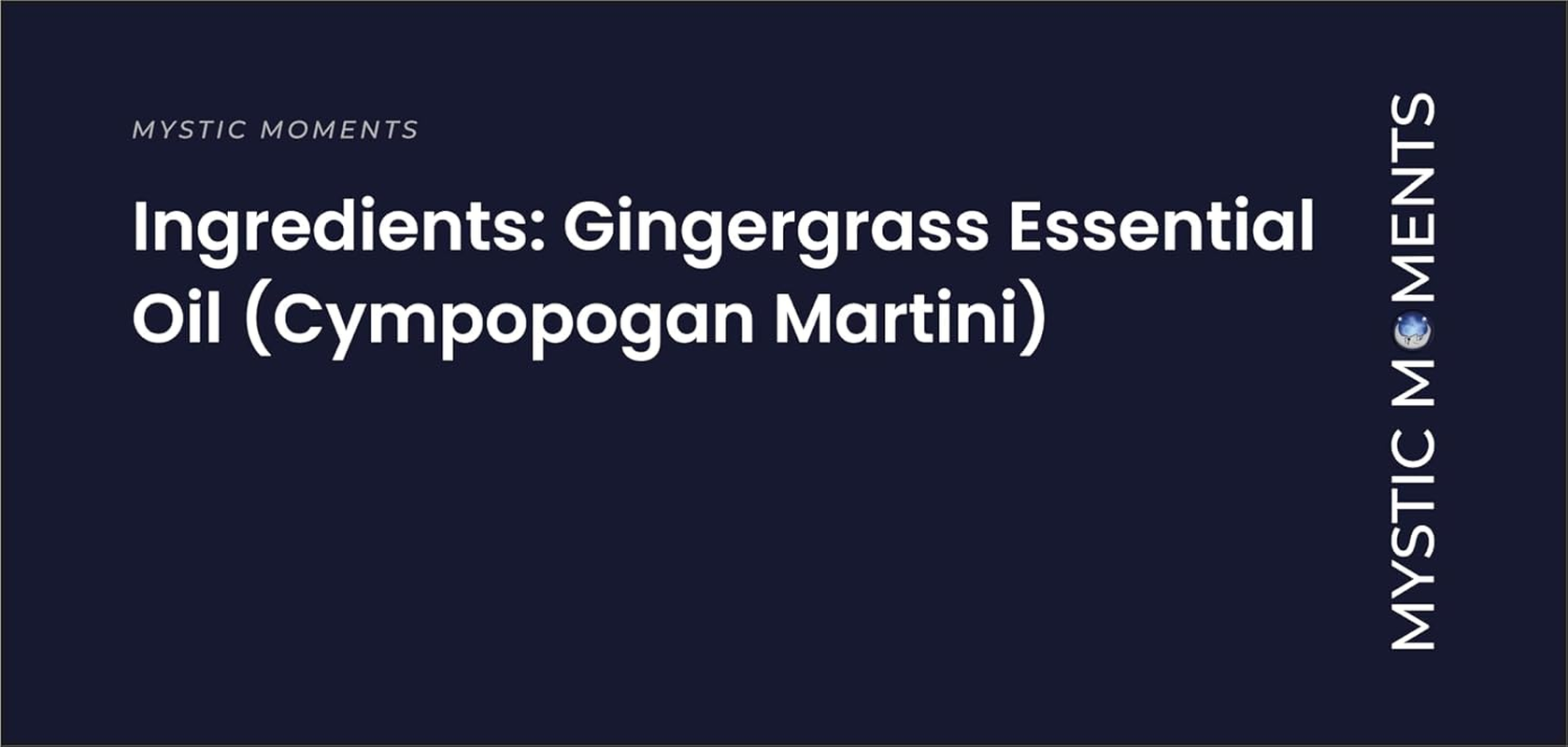 Mystic Moments | Gingergrass Essential Oil - 100Ml - 100% Pure image number 1