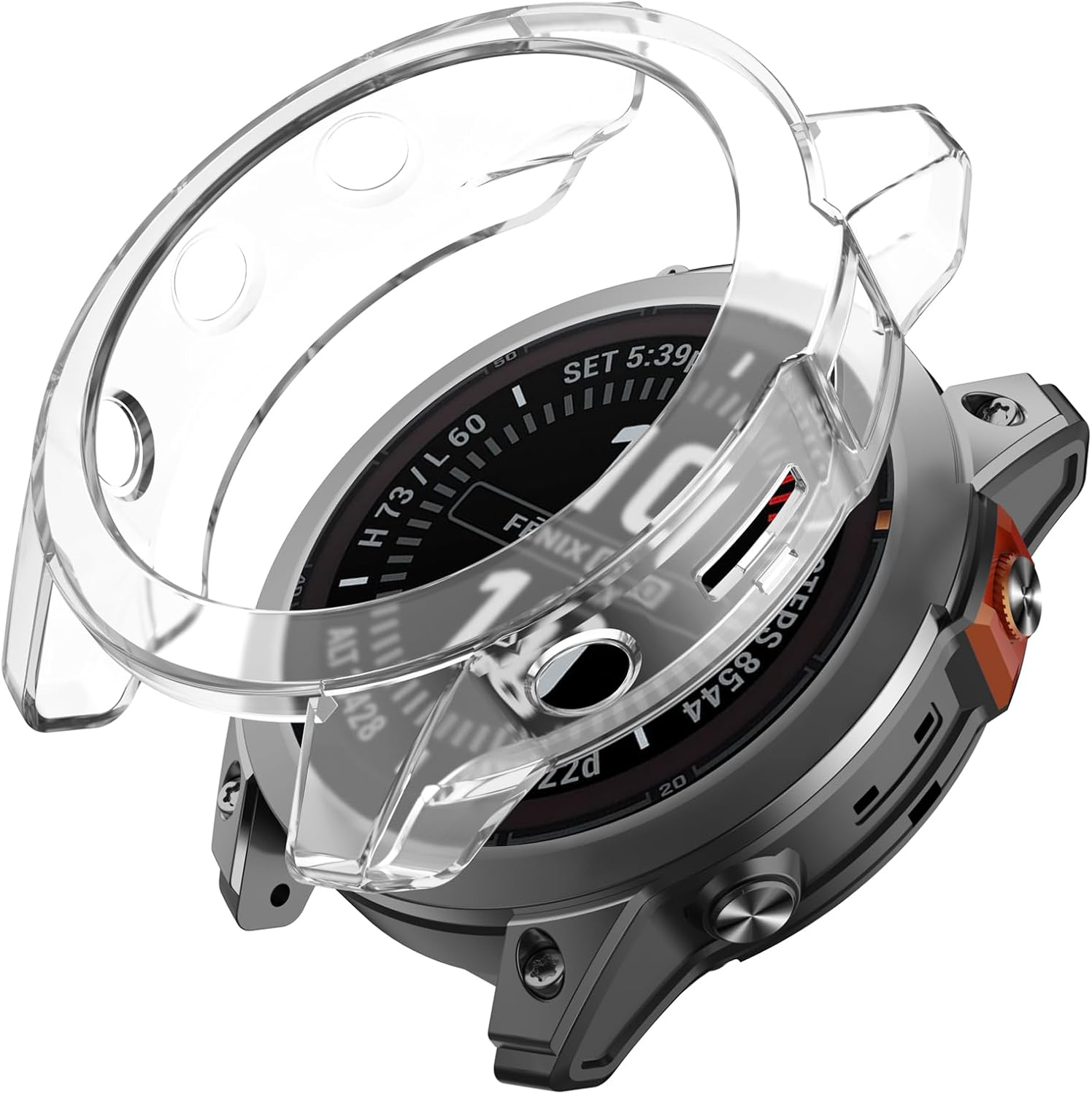 MYSNBKN Protective Case Compatible with Garmin Fenix 7 Pro/Fenix 7/Epix Pro 47 Mm, TPU Protective Cases Shockproof