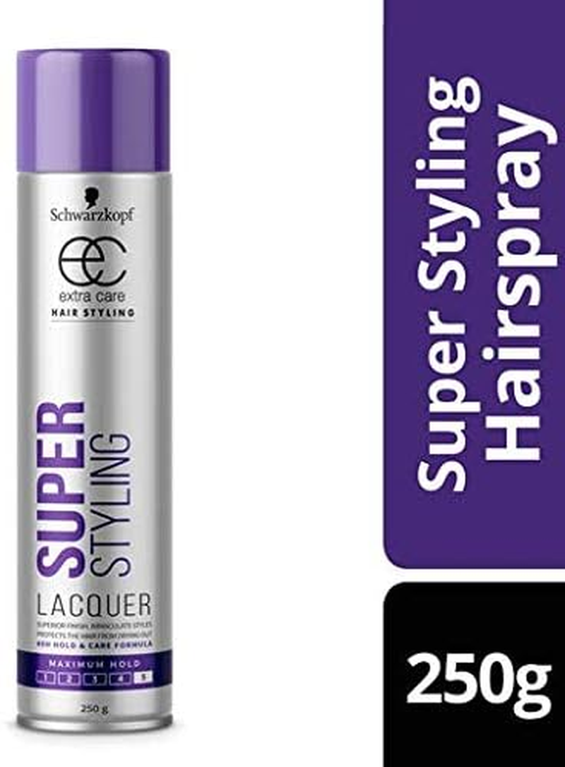Extra Care Schwarzkopf Styling Super Styling Lacquer, Maximum Hold, 250G image number 1