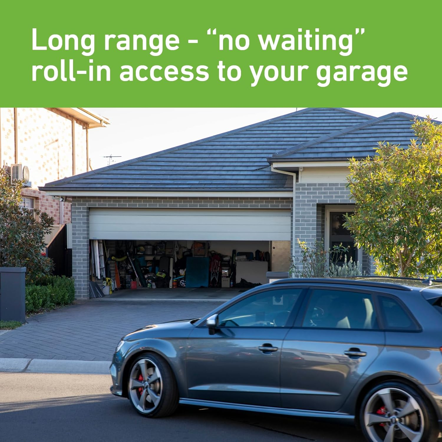 Merlin E960M 4 Button Garage Remote - Security+ 2.0 & Security+ Compatible Garage Door Opener, Control 4 Doors, Long Range, LED Indicator, Durable Design with Confirmation Flash image number 4