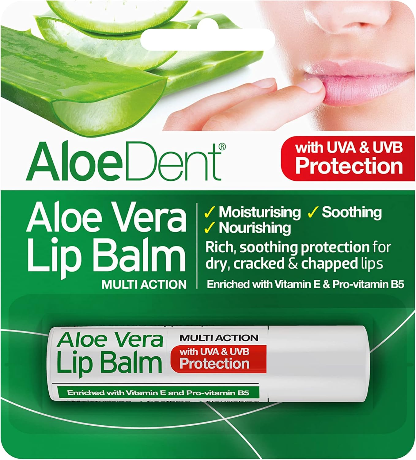 Aloe Dent Aloe Vera Lip Balm 4 G
