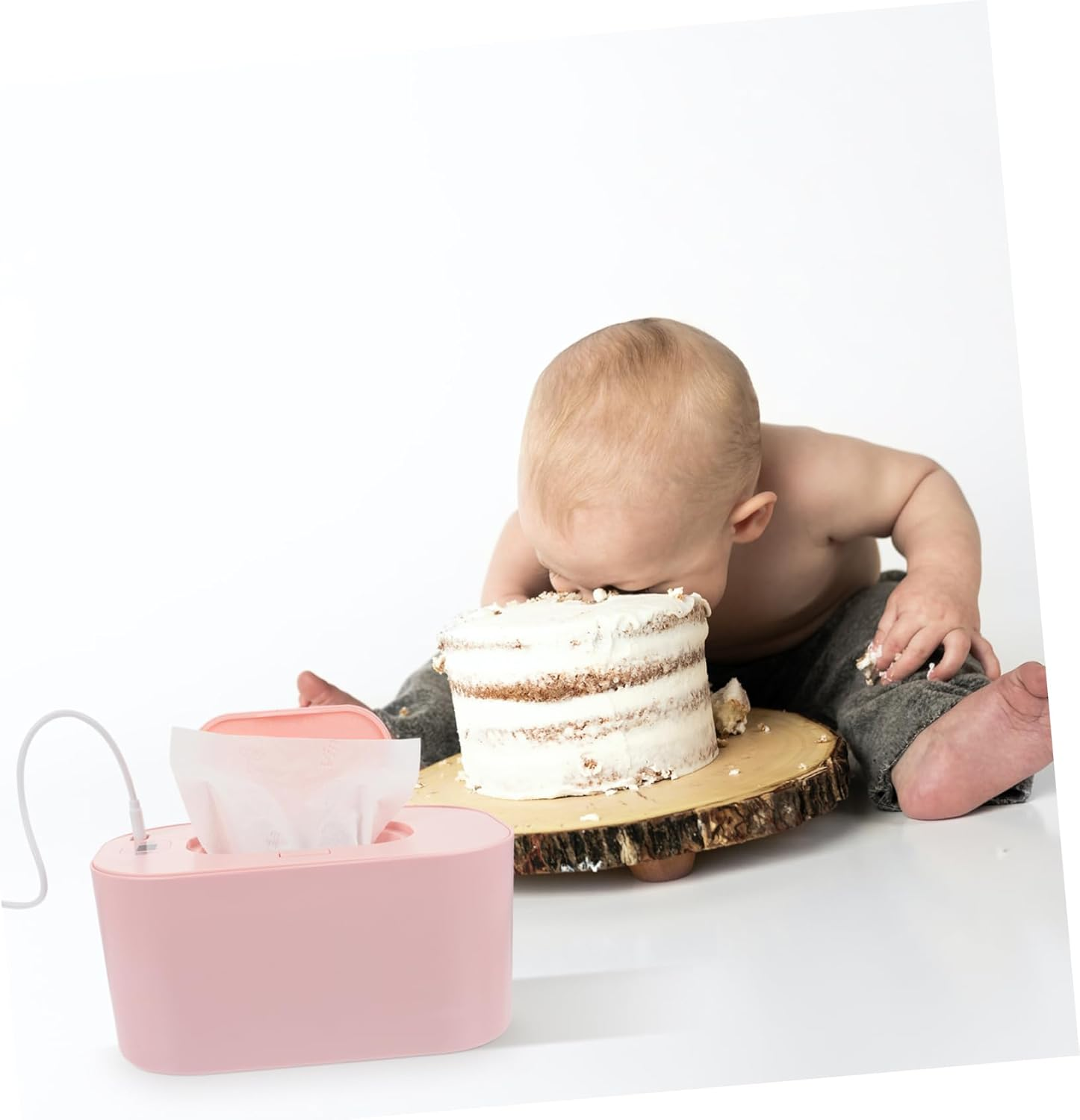 Wipe Warmer Constant Temperature Wet Tissue Box Heater for Diaper Wipe Warmer for Skin Care image number 1