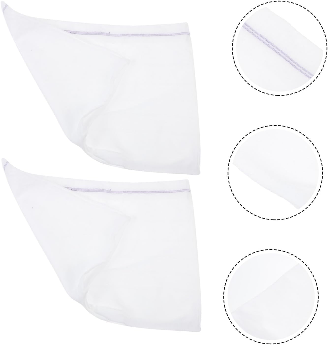 2Pcs Disposable Underpants for Women Soft Sanitary Pants One Use Breathable Lightweight Nursing Supplies Spa Sauna XXL White image number 5