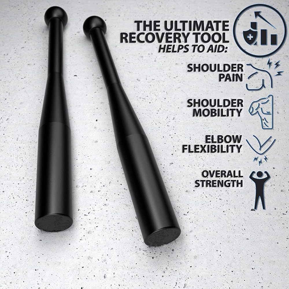 Ranqisys Steel Indian Club Bell &ndash; Heavy Duty Unbreakable Power Club for Strength Training, Cardio, Rehabilitation & Grip &ndash; Weighted Steel Mace for Full Body Workout, Muscle Building & Fitness Training image number 5