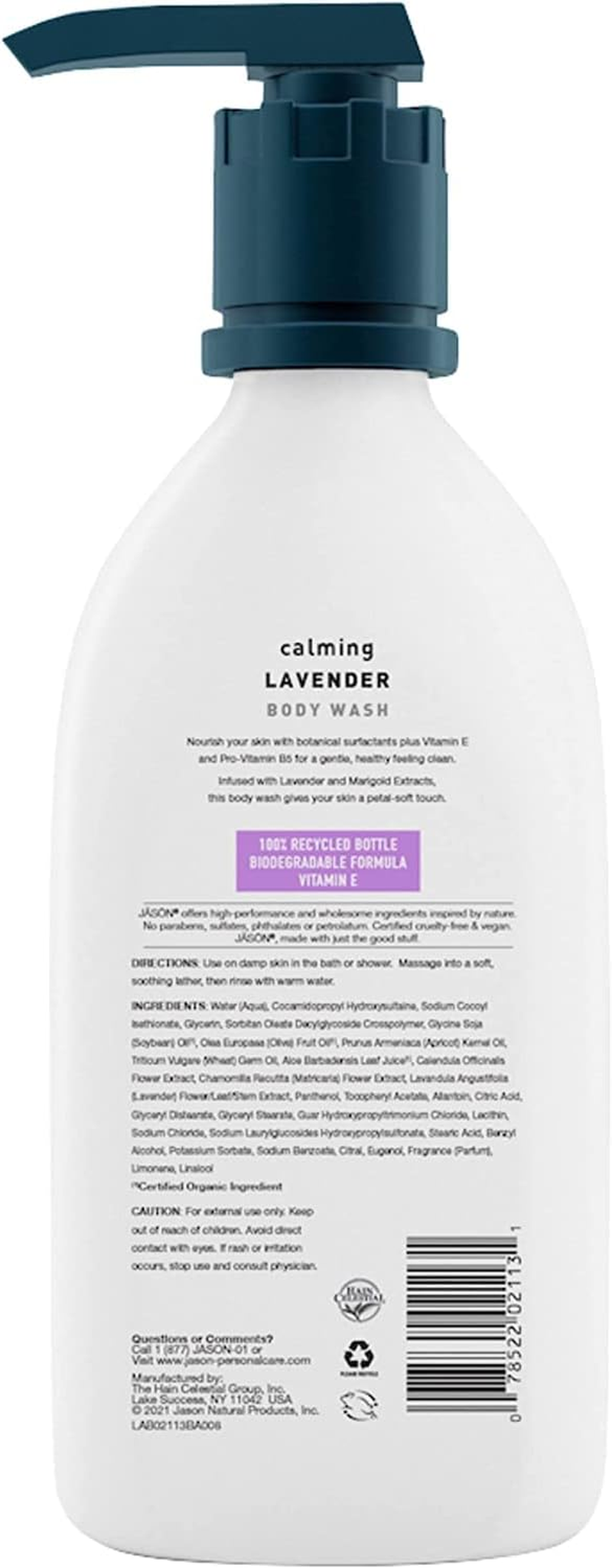 JASON Calming Lavender Body Wash, 30 Ounce Bottle