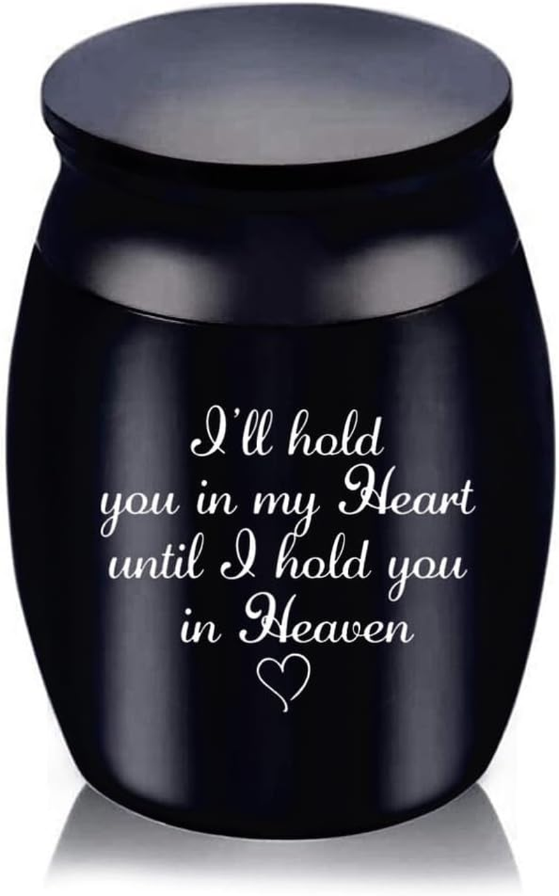 AIMALL Mini Stainless Steel Urn for Pet and Loved Ones' Ashes, Personalized Memorial Keepsake, Small Pet Ashes Pot, Perfume Bottle Design for Dogs, Cats, Birds, and Rabbits, Durable and Compact