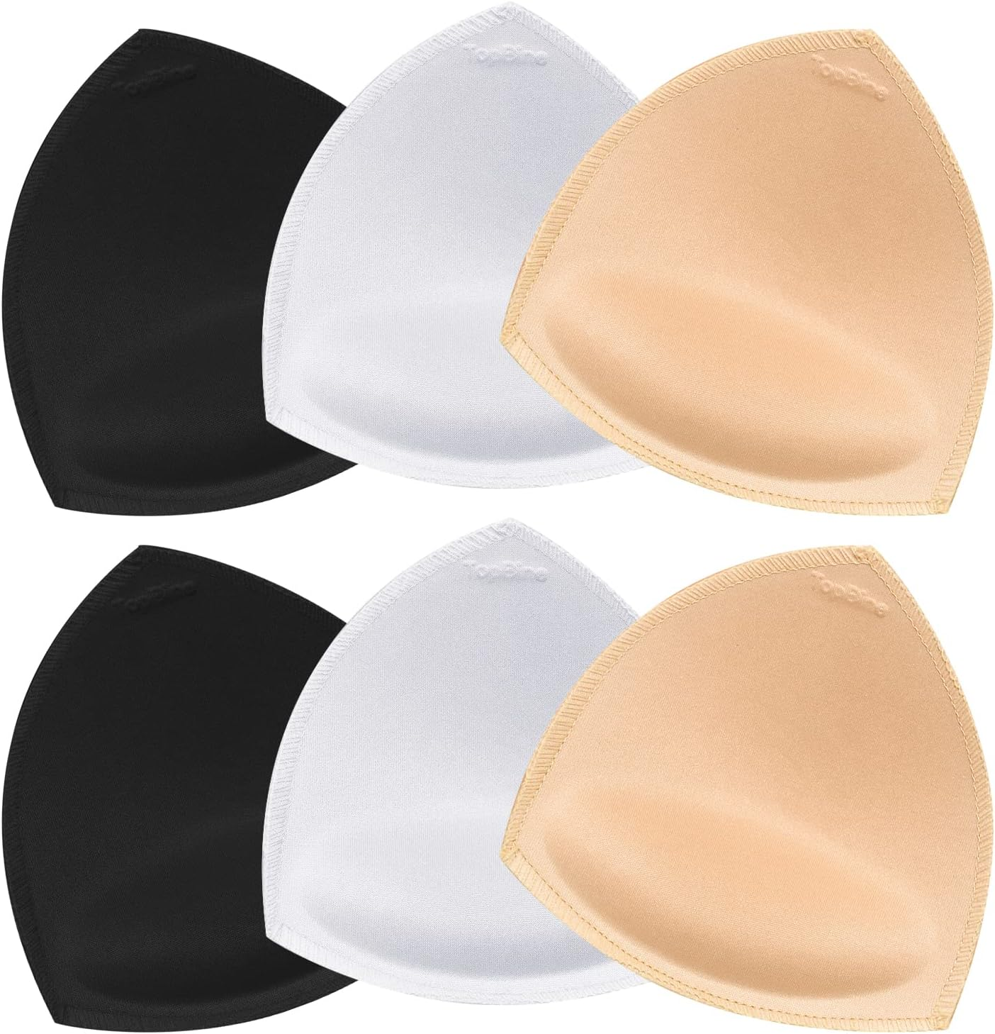 Topbine Bra Pads, Bra Padding, Removable Sports Bra Pads, Used for Swimwear and Bikinis