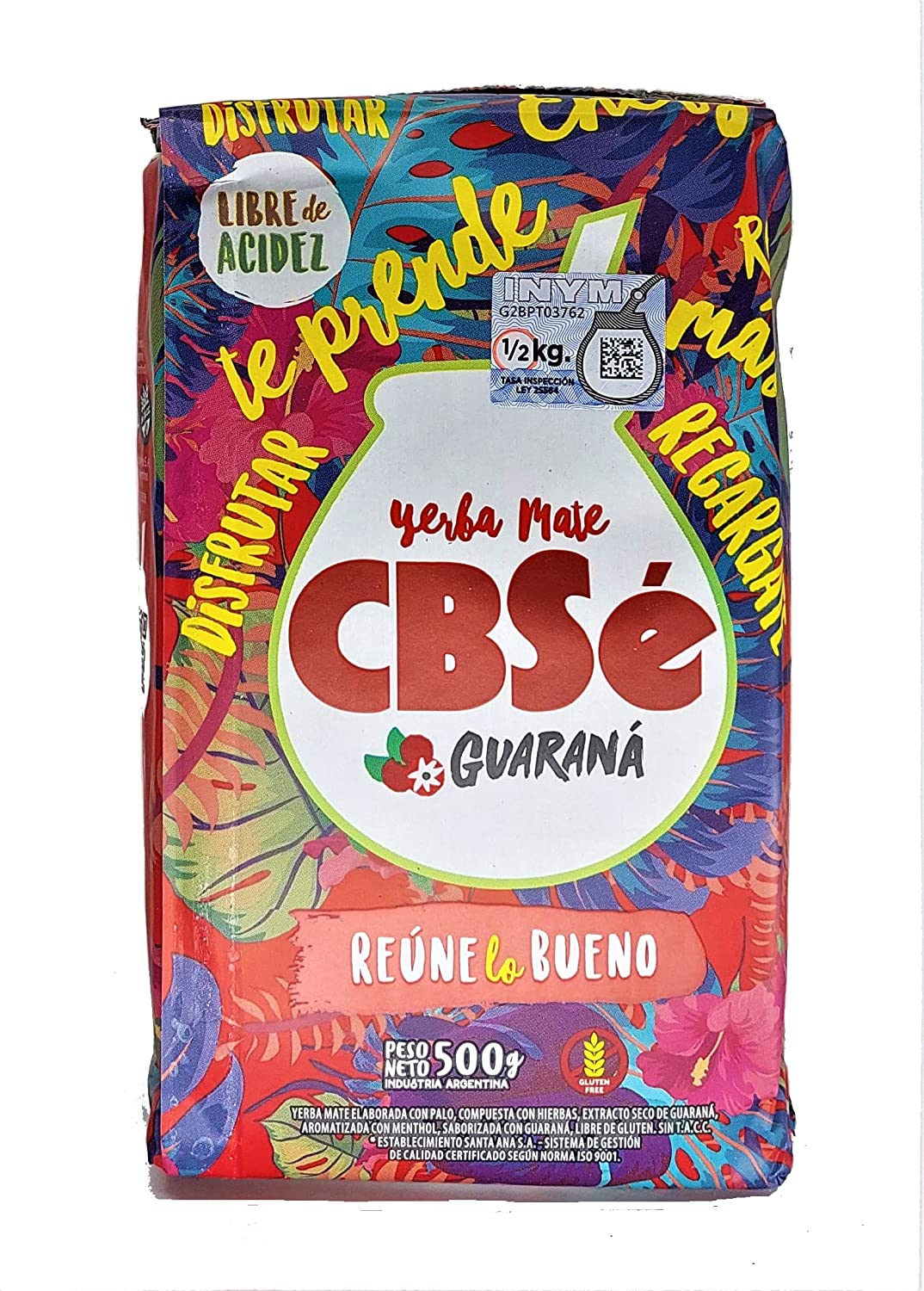 Cbse Yerba Mate Guarana Energy 500G image number 3