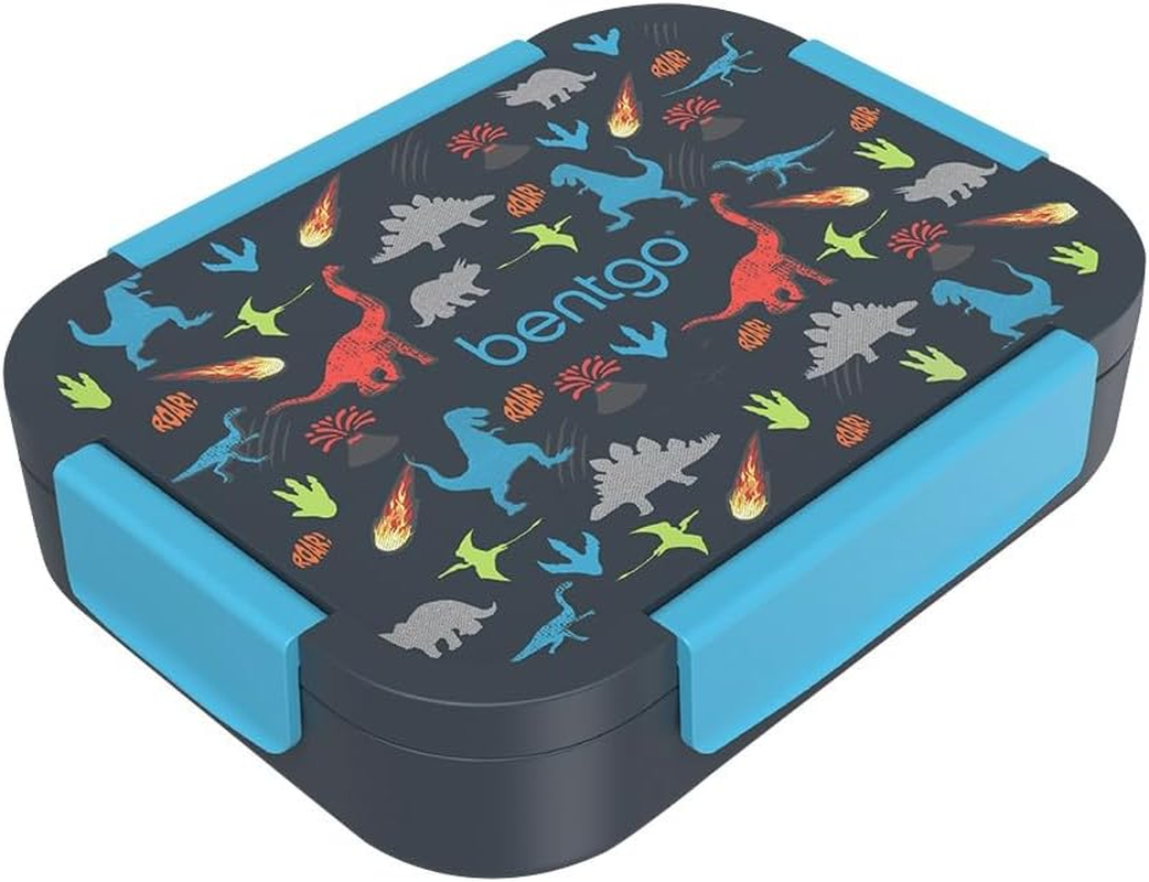 Bentgo Kids Snap and Go Lunch Box - Dinosaurs