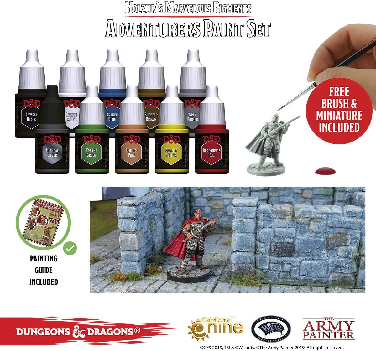Dungeons and Dragons Nolzurs Marvelous Pigments Adventurers Paint Set image number 5