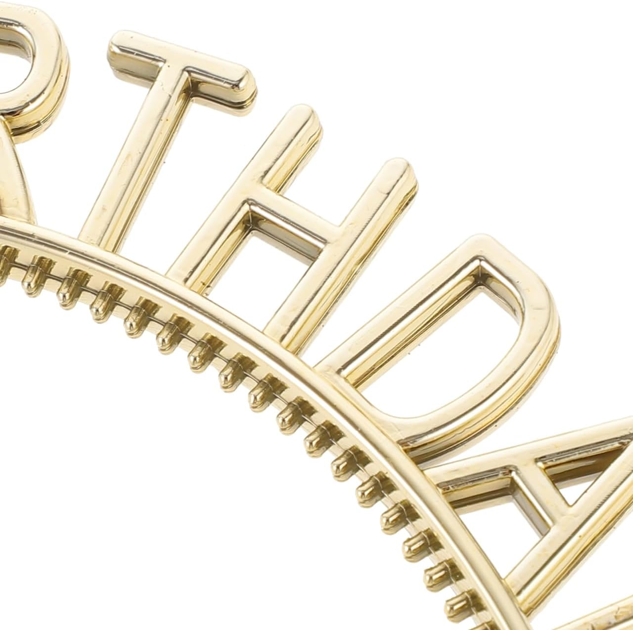 OATIPHO Pack of 10 Happy Birthday Hair Bands Party Decoration Gold and Hair Bands Birthday Accessories Festive Hair image number 5