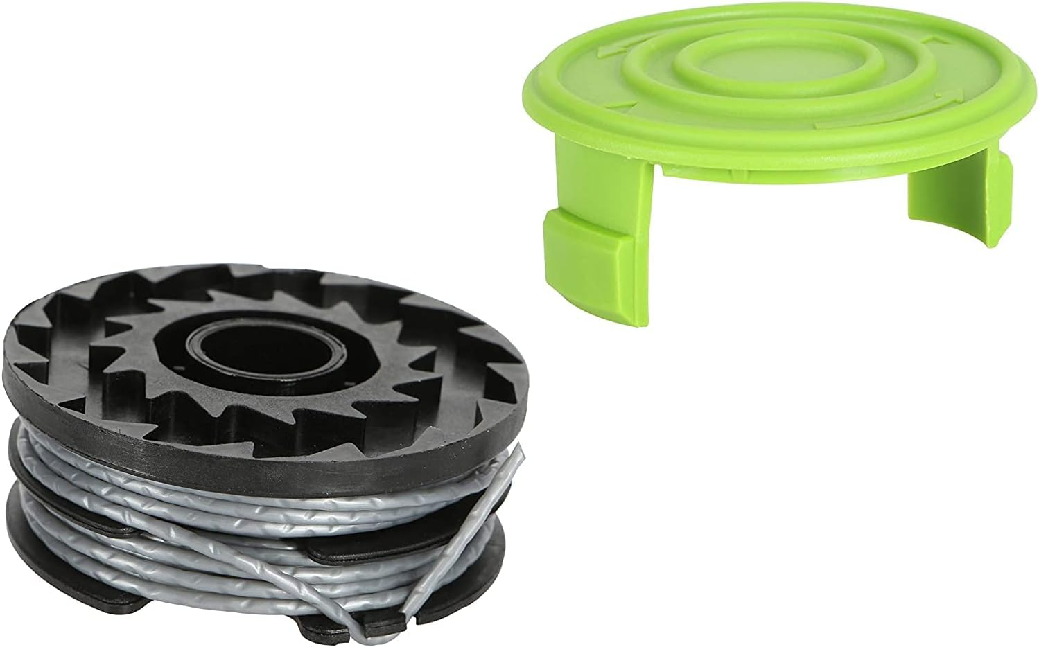 Greenworks Double Thread Spool 2Mm Diameter 6M with Protective Cover for 40V Lawn Trimmers G40LT G40LTK2 G40Ltk2X Series, 4+6E image number 3