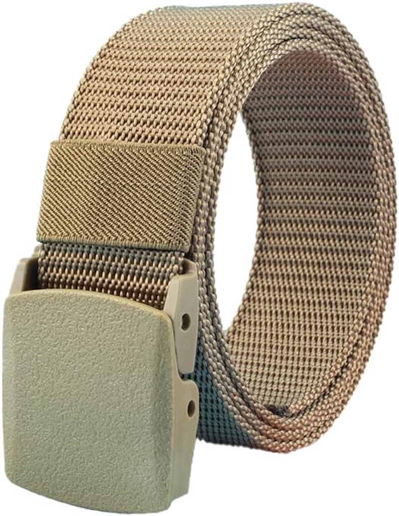 AIMALL Outdoor Tactical Nylon Belt &ndash; Adjustable Military Sports Waistband for Men & Women, Durable Canvas Web Belt with Automatic Buckle, 115Cm (45.3In)