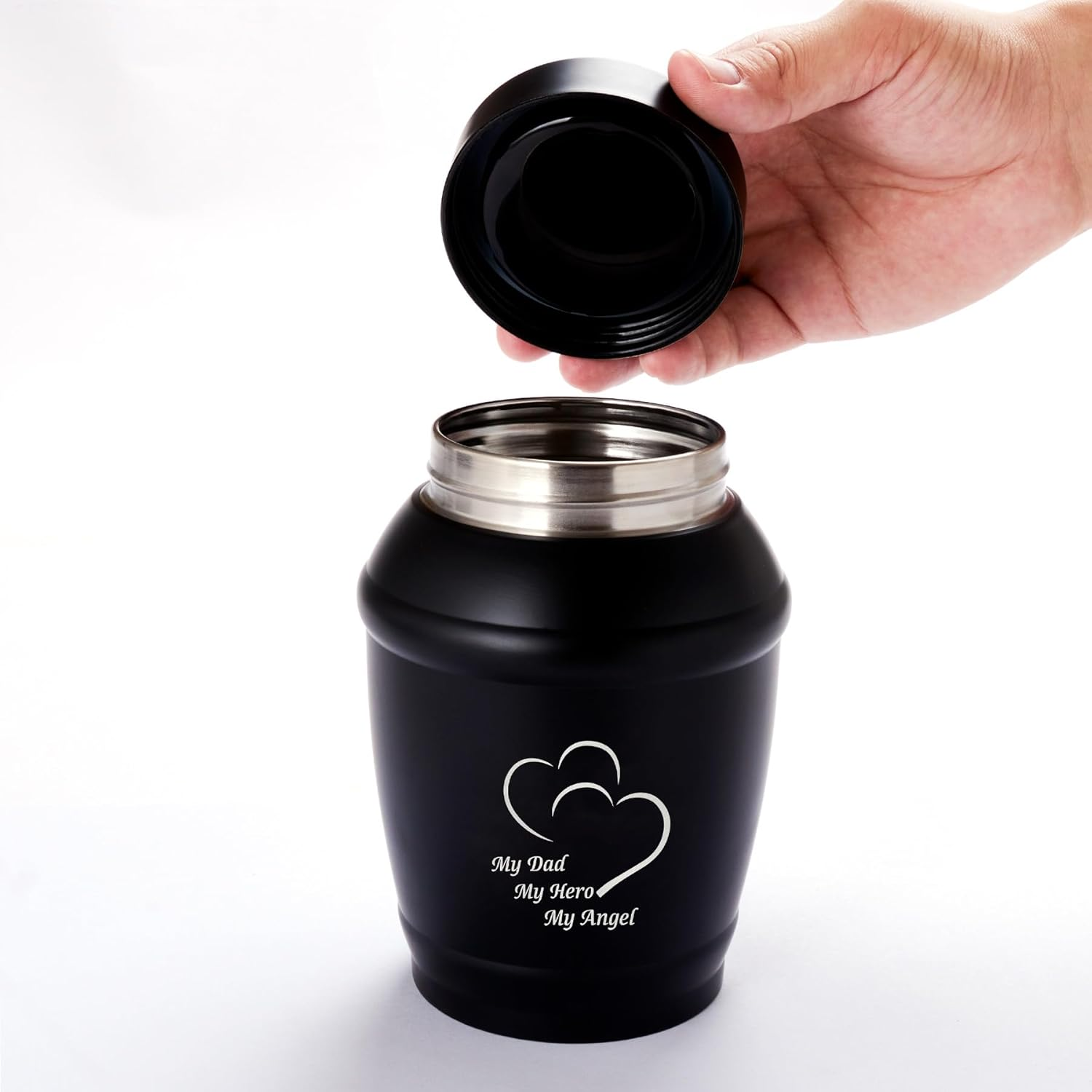 LINES ARTE 5.7" Urns for Human Ashes Adult Male Dad,Medium Cremation Urn Human Ashes,Cremation Urns for Human Ashes Adult Male image number 6