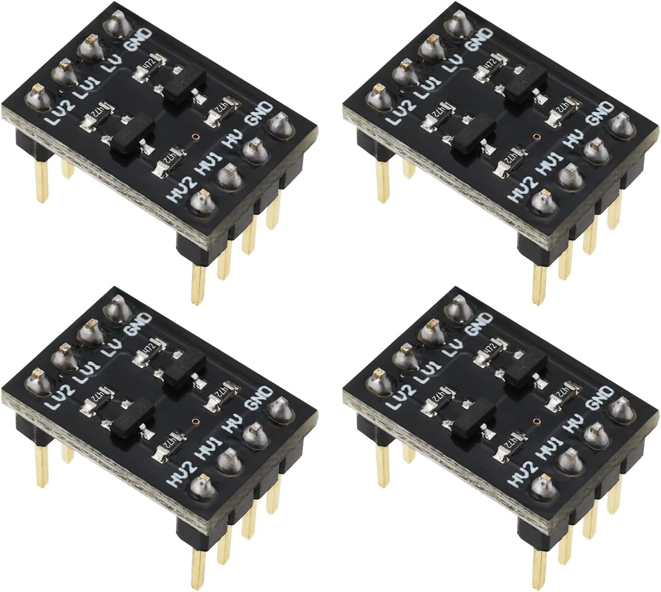 VGOL 4Pcs Logic Level Converter 2 Channel Bi-Directional Shifter I2C 3.3V-5V Compatible with Ard-Uino Nano R3 Compatible with Nano 33 Iot image number 4