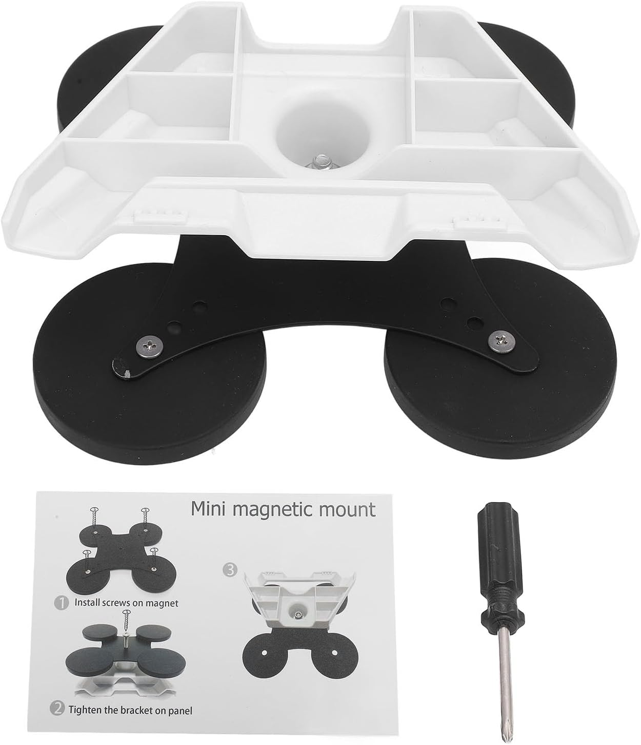 Magnetic Mount for Mini, 400 Lbs Mini Magnetic Roof Mounting Kit, RV, Yacht and Car Roof Mount, 4 Magnetic Bases, Mini Mounting Kit with Pipe Adapter image number 6