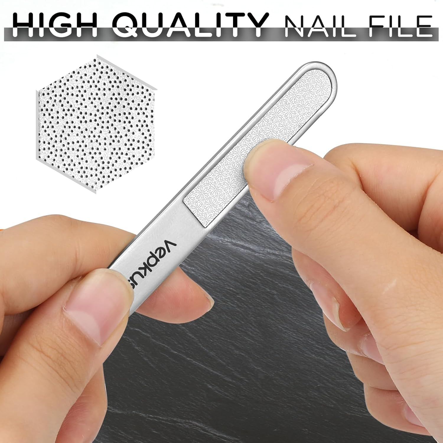 Nail Clippers for Seniors, Wide Jaw Fingernail Clippers and Angled Head Toenail Clippers for Thick Nail, Professional German Nail Clippers for Men, Women&Pregnant，Sliver image number 5