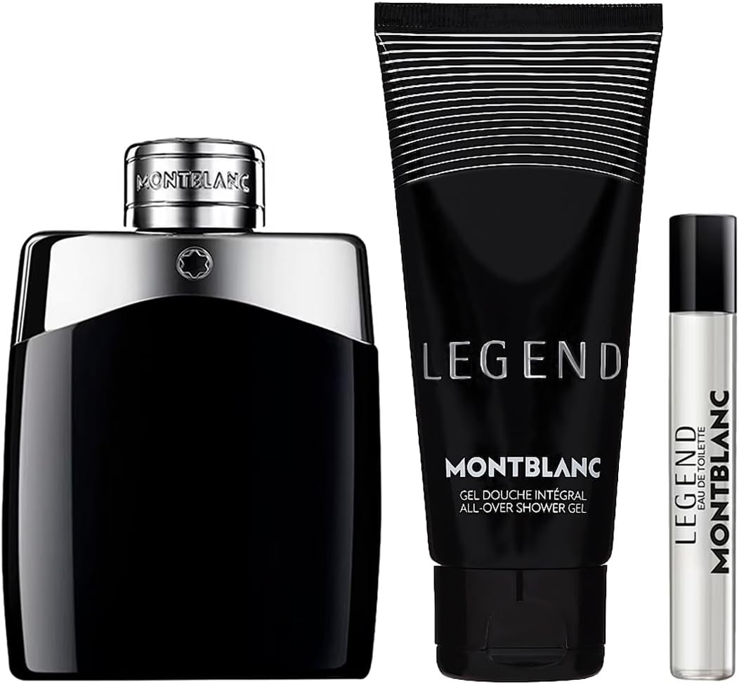Montblanc S1108EM Legend Blanc Eau De Toilette 3-Piece Gift Set for Men image number 1
