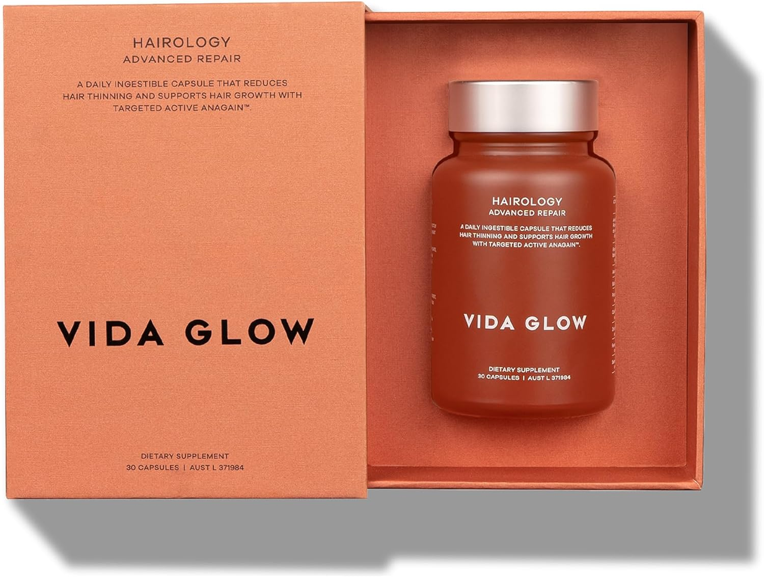 Vida Glow - Natural Hairology Advanced Repair Supplement | Promotes Luscious, Healthy Hair Growth (30 Vegan Capsules) &hellip; image number 3