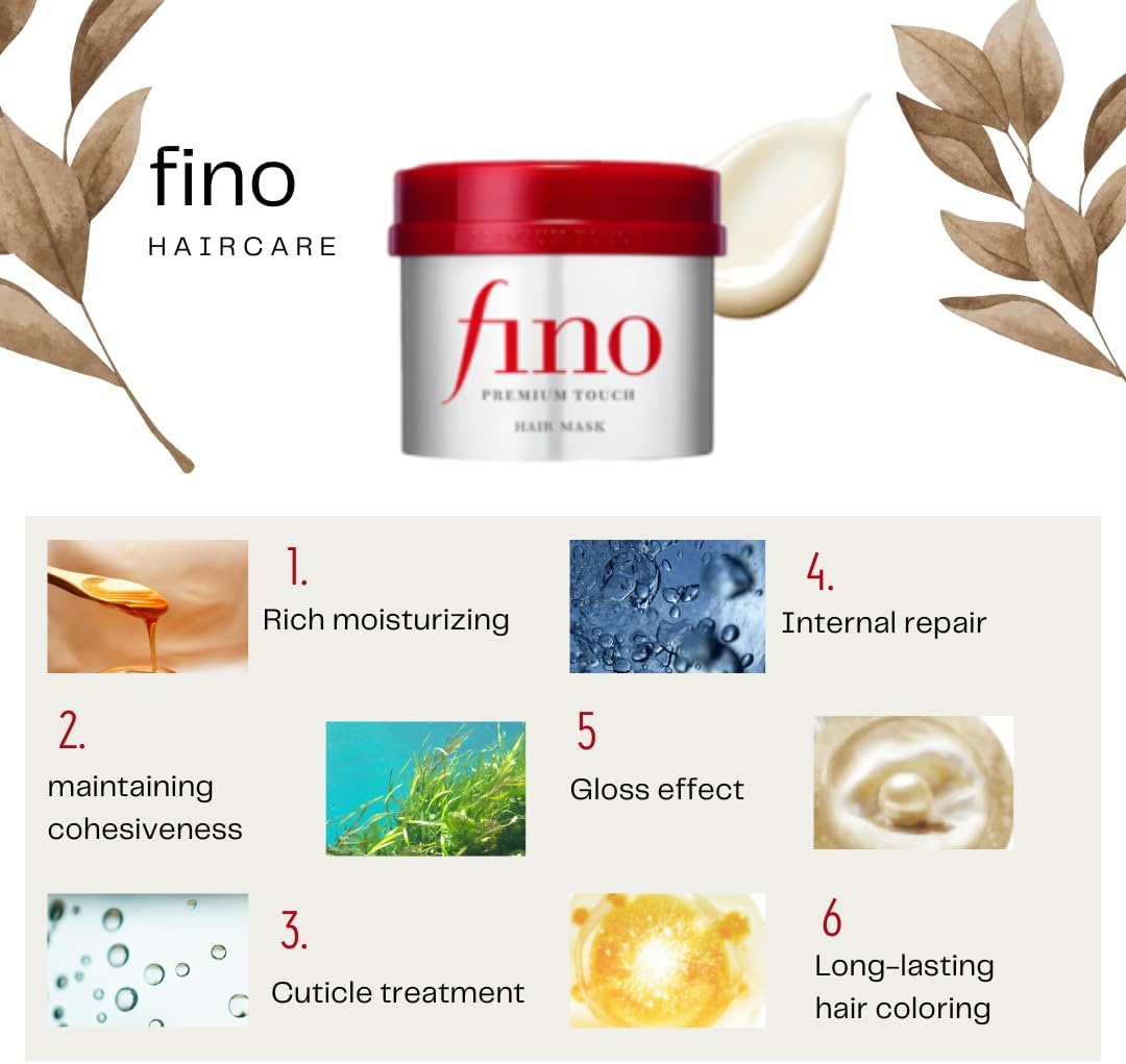 Fino Hair Mask for Dry Set of 2(230Gx2)