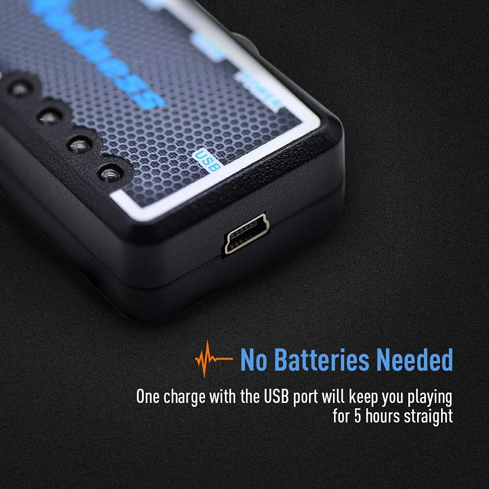 SONICAKE Guitar Bass Headphone Amp Mini Headphone Amplifier US Madness Rechargeable Pocket Chorus Effects image number 3