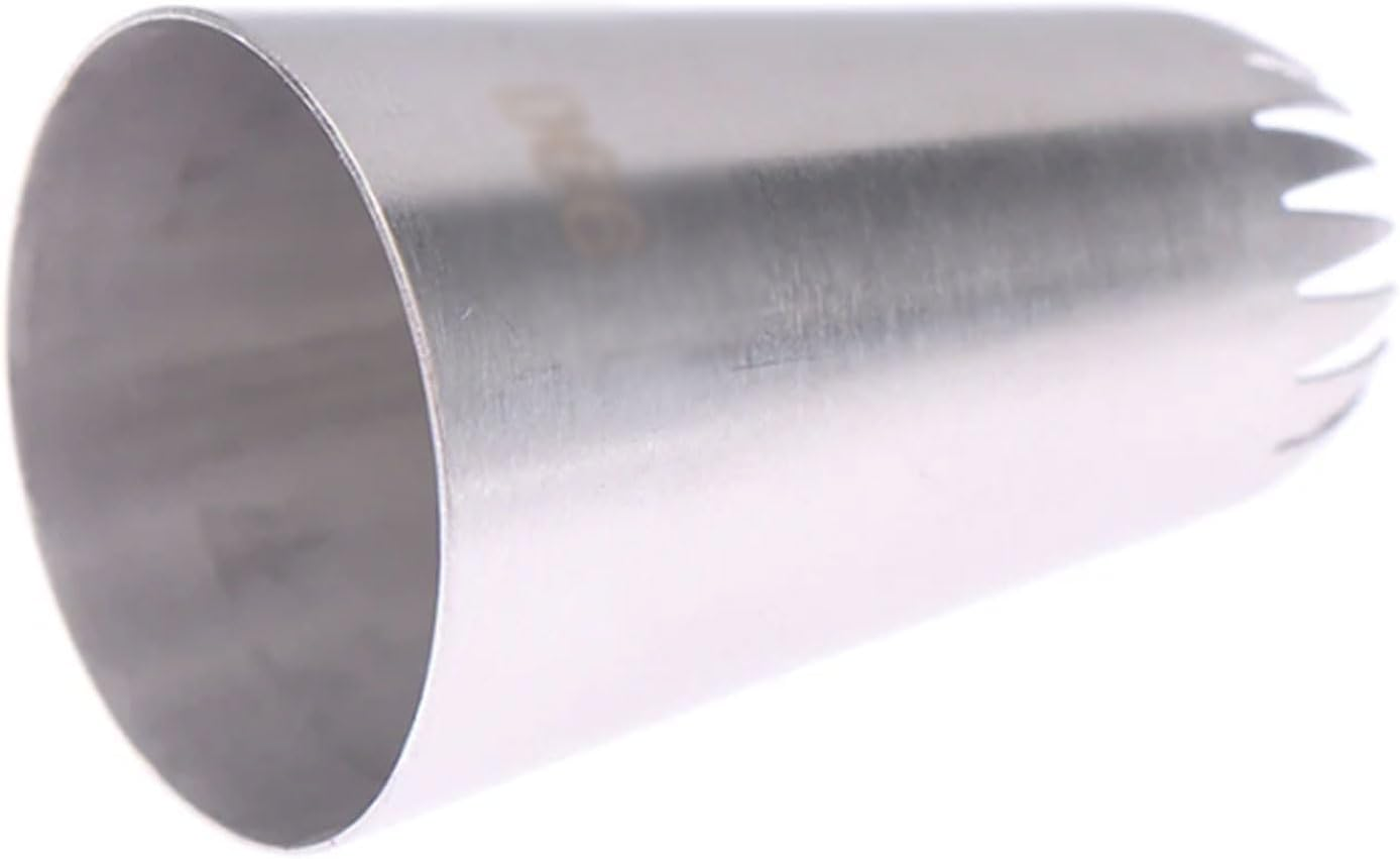 1Pcs Pastry Kitchen Gadgets Cookies Supplies Stainless Steel Silver Fondant Decor Nozzle for DIY Cakes Decoration image number 1