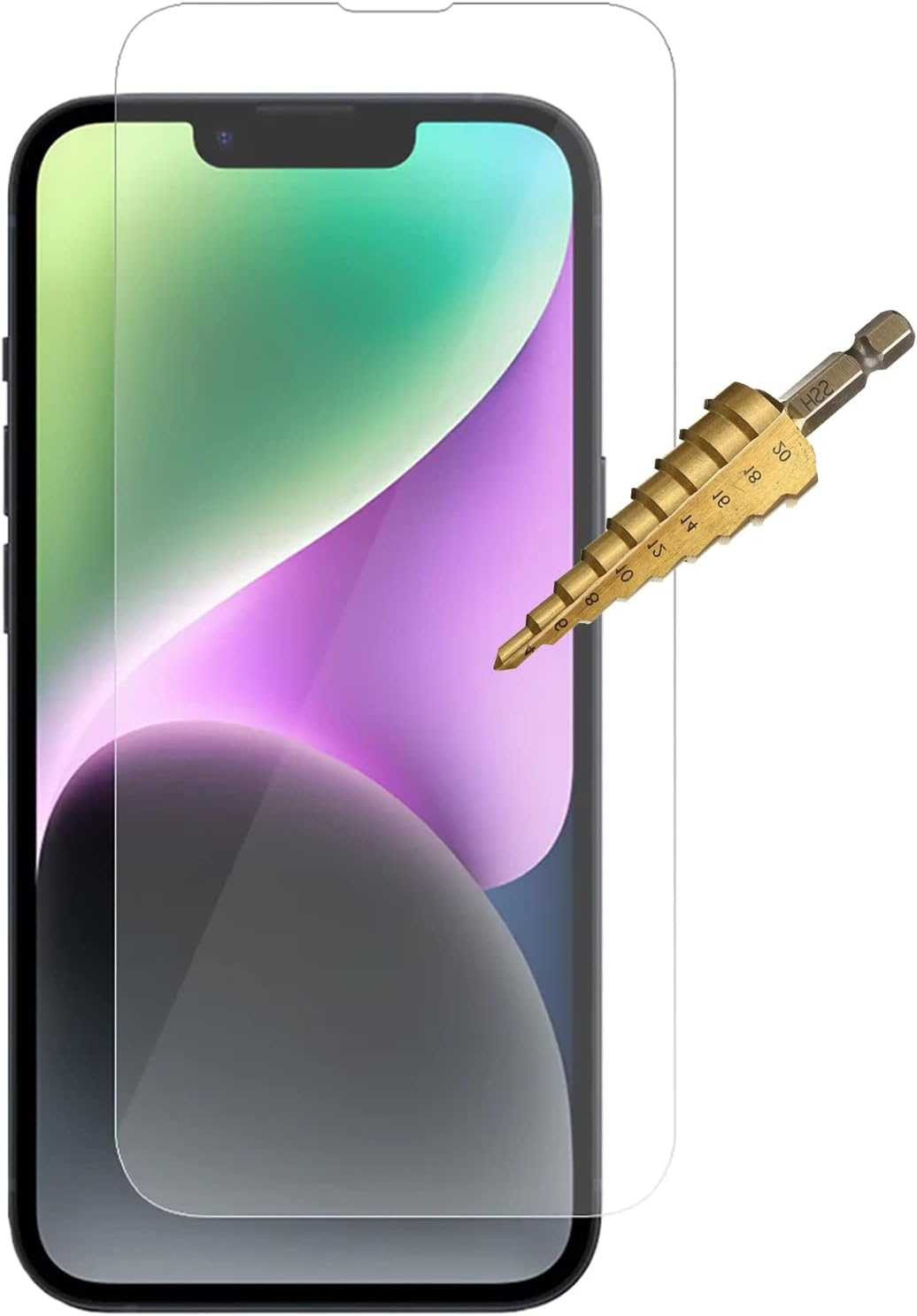 9H Tempered Glass Screen Protector Guard for Apple Iphone 14 Front image number 3