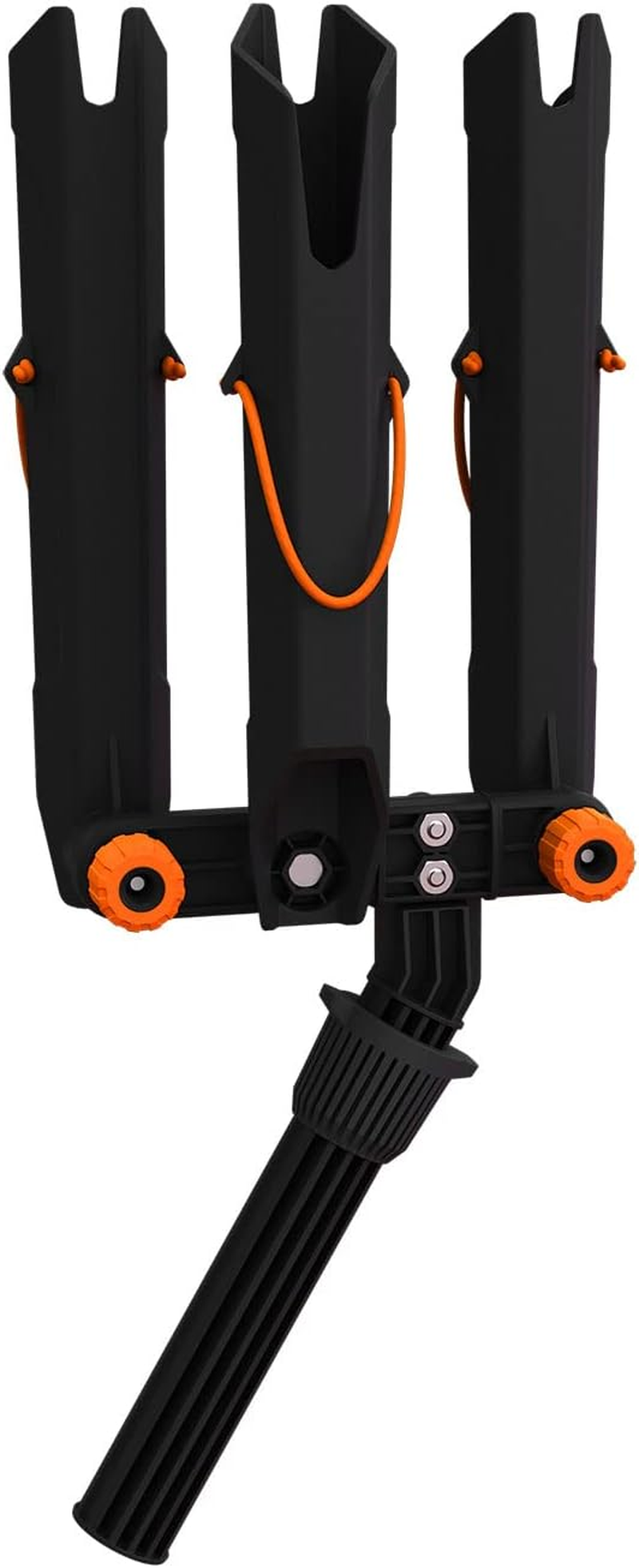 Pelican - Rocket Launcher Rod Holders - Adjustable 3 Rods Holder Fishing Poles - Universal Rod Holders, Black image number 4
