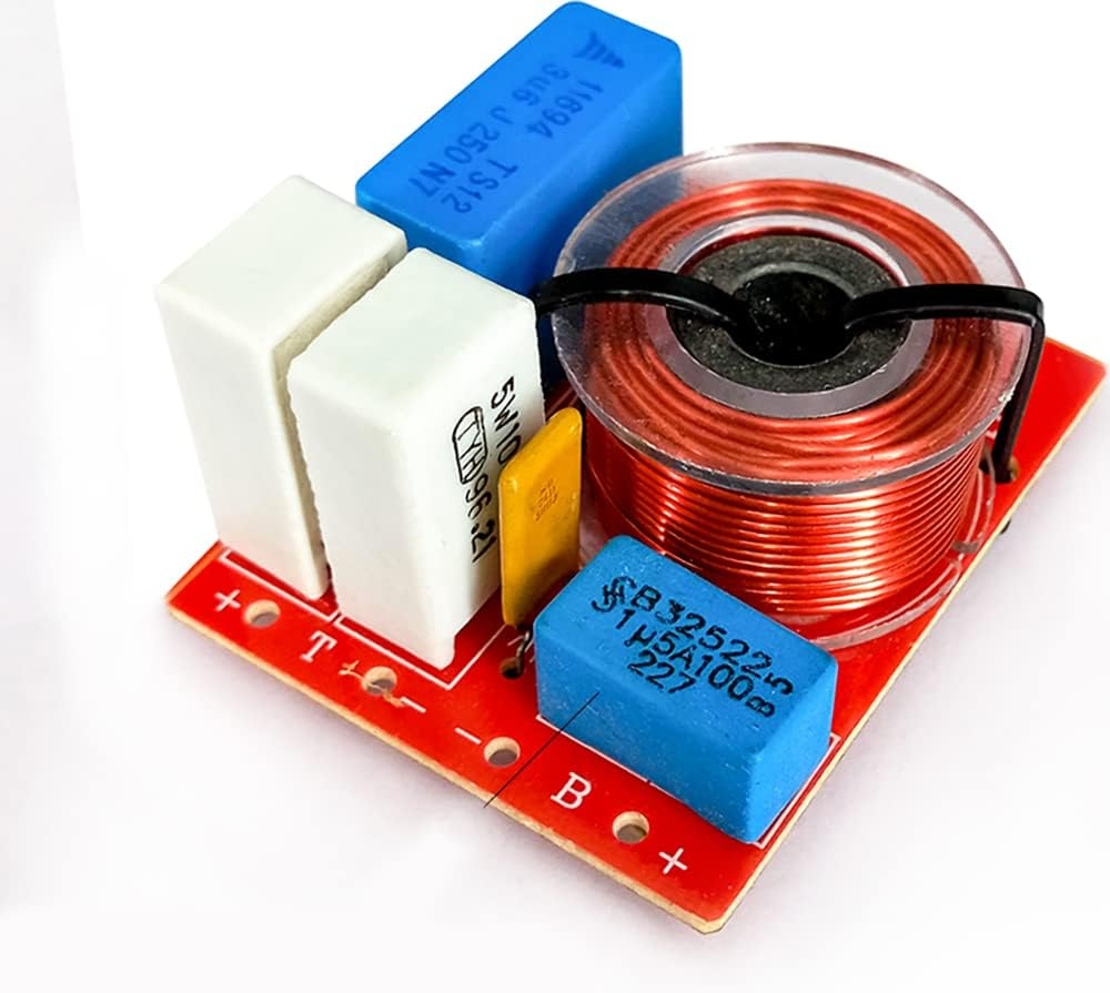 JINGERL 2Way 80W Hifi Stereo Speaker Treble+Bass Crossover 4-8Ohm Professional Audio Speaker Frequency Divider 2Pcs image number 5