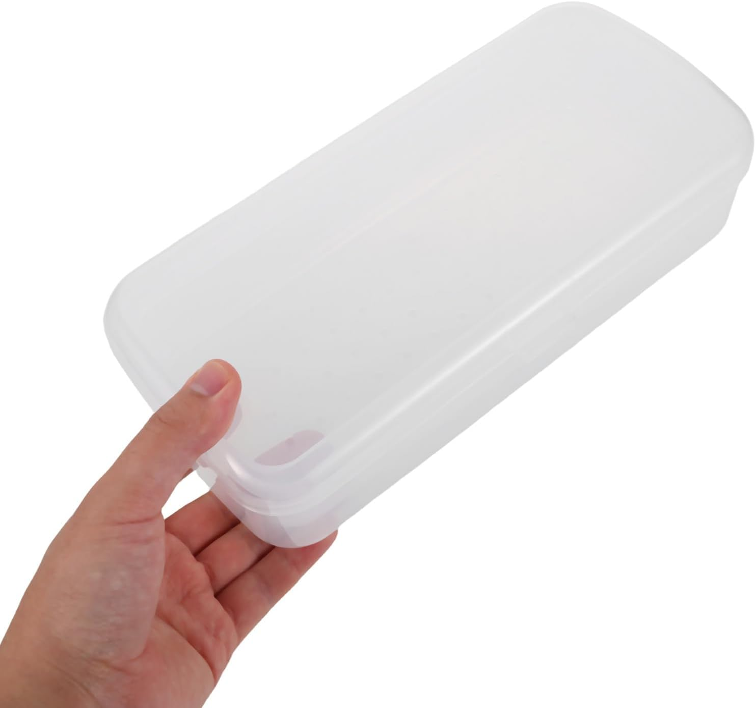 DECHOUS Nail Tool Cleaner Box: Dual-Layer Nail Tool Sterilizer Box with Detachable Insert Case - Manicure Transparent Case for Beauty Salons Organizing Cleaning