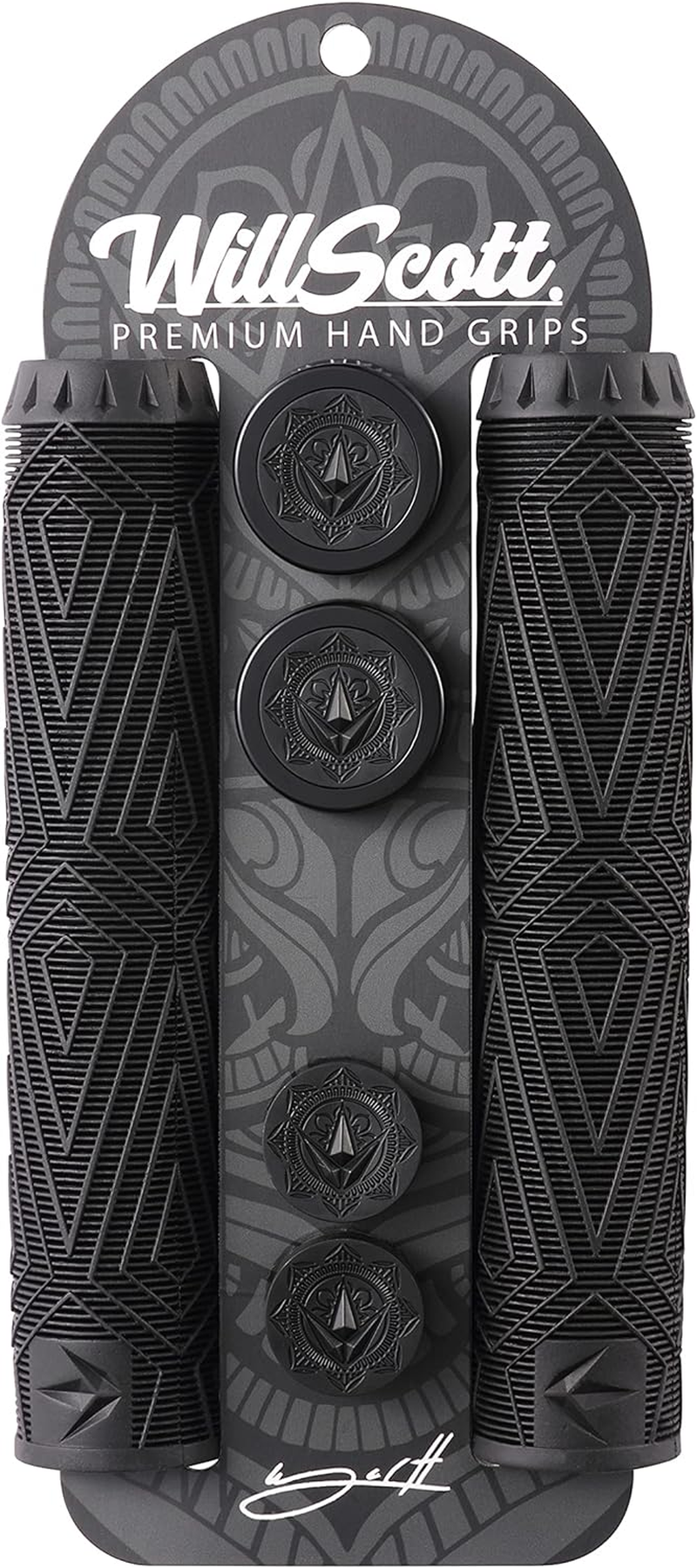 Envy Scooters Will Scott Hand Grips - Black/Teal image number 5