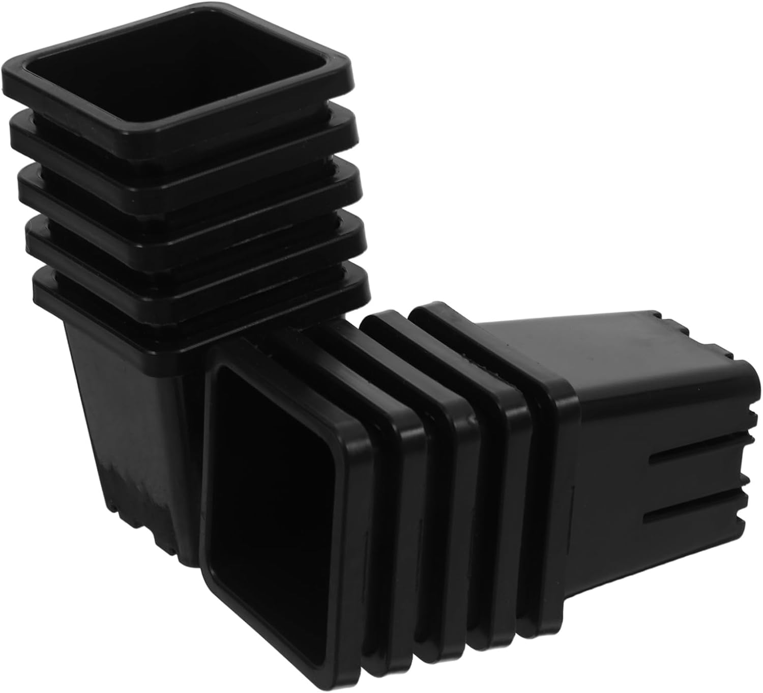 GAROZATION 10Pcs Hydroponic Basket Pots Square Plastic Mesh Plant Containers for Indoor and Outdoor Gardening Hydroponics Vegetable Growing System Accessories image number 3