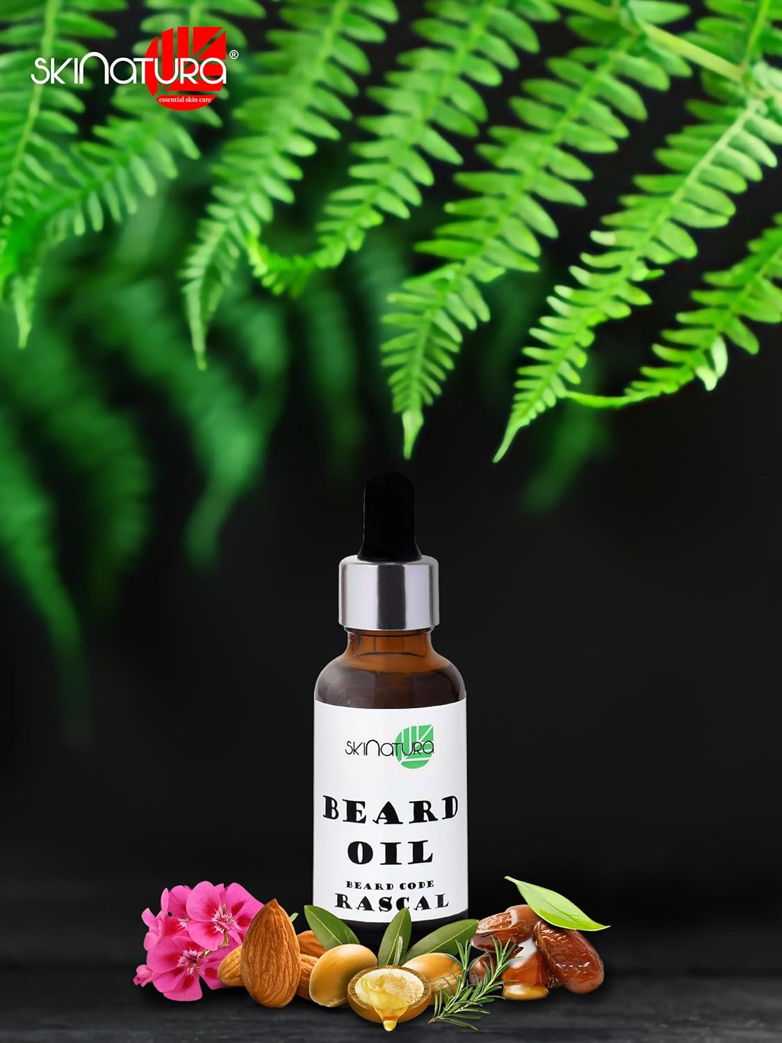 Skinatura Beard Growth Oil [Code: Rascal] for Men | for Faster Growth of Healthy Nourishes & Softness Beard (Pack of 3) (30Ml Each) Combo