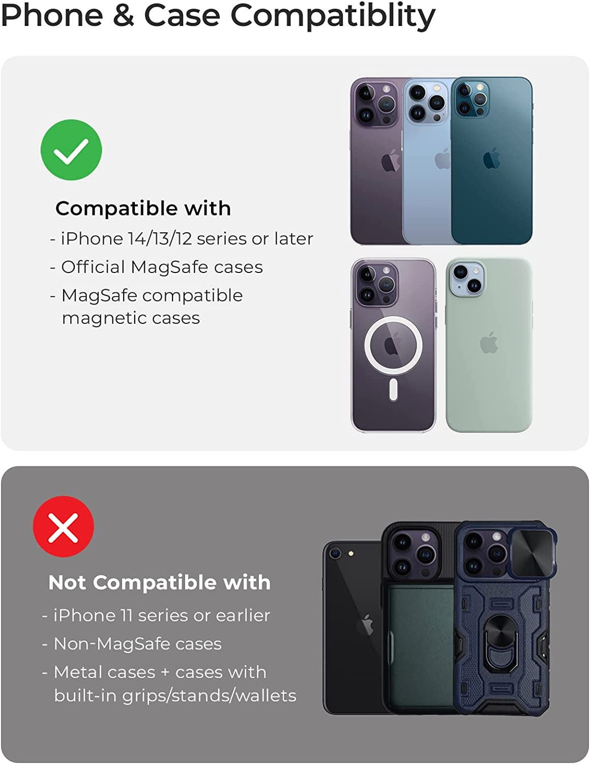 Iottie Velox Magnetic Wireless Charging Car Mount Windshield & Dashboard Car Phone Holder Mount. Magsafe Compatible for Iphone 12, Iphone 13, Iphone 12/13 Mini, Pro, Pro Max, Midnight Blue image number 6