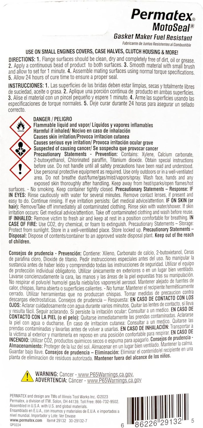 Permatex 29132 Motoseal Ultimate Gasket Maker, Grey, 80 Ml image number 6