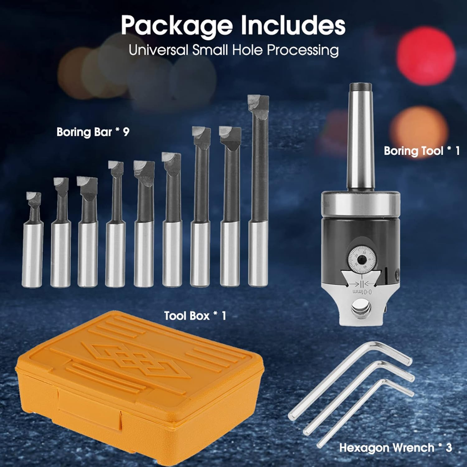 Durable MT2 F1-12 Boring Head with Boring Bars for Milling Machine, Main Accessories For, Suitable for CNC Tools, Good Wear, for Ladder Hole image number 3