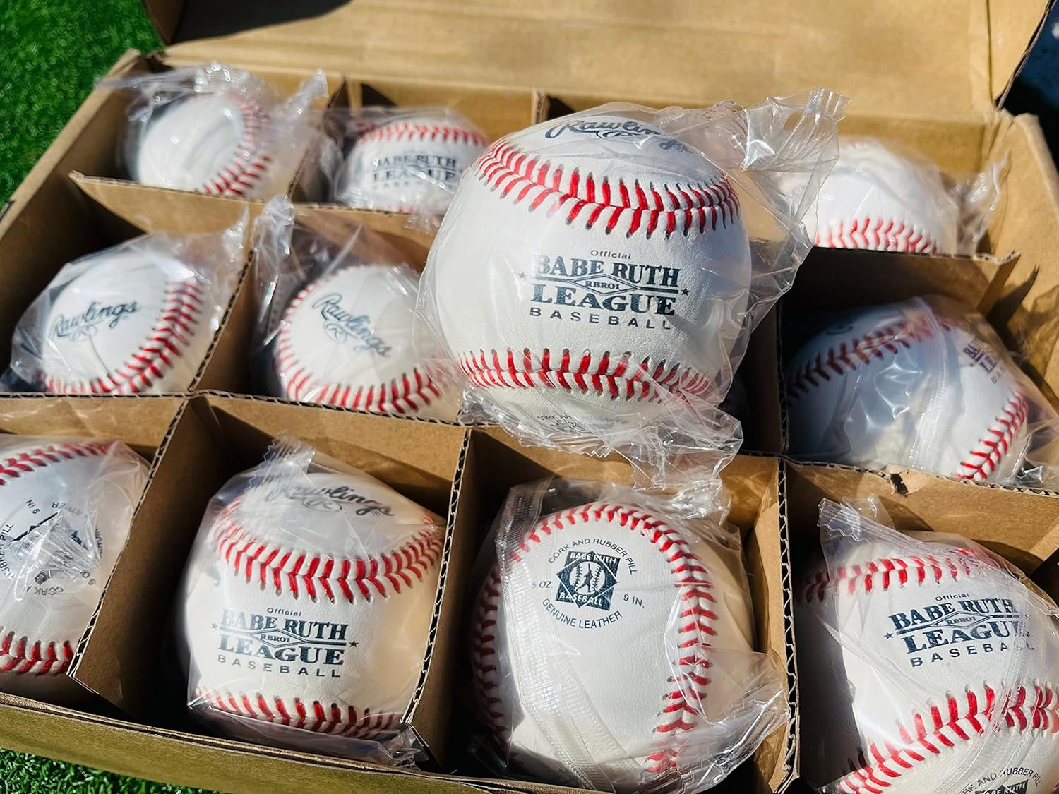 Rawlings | Babe Ruth League Baseballs | Competition Grade | RBRO1 | Youth/14U | Multiple Count Options