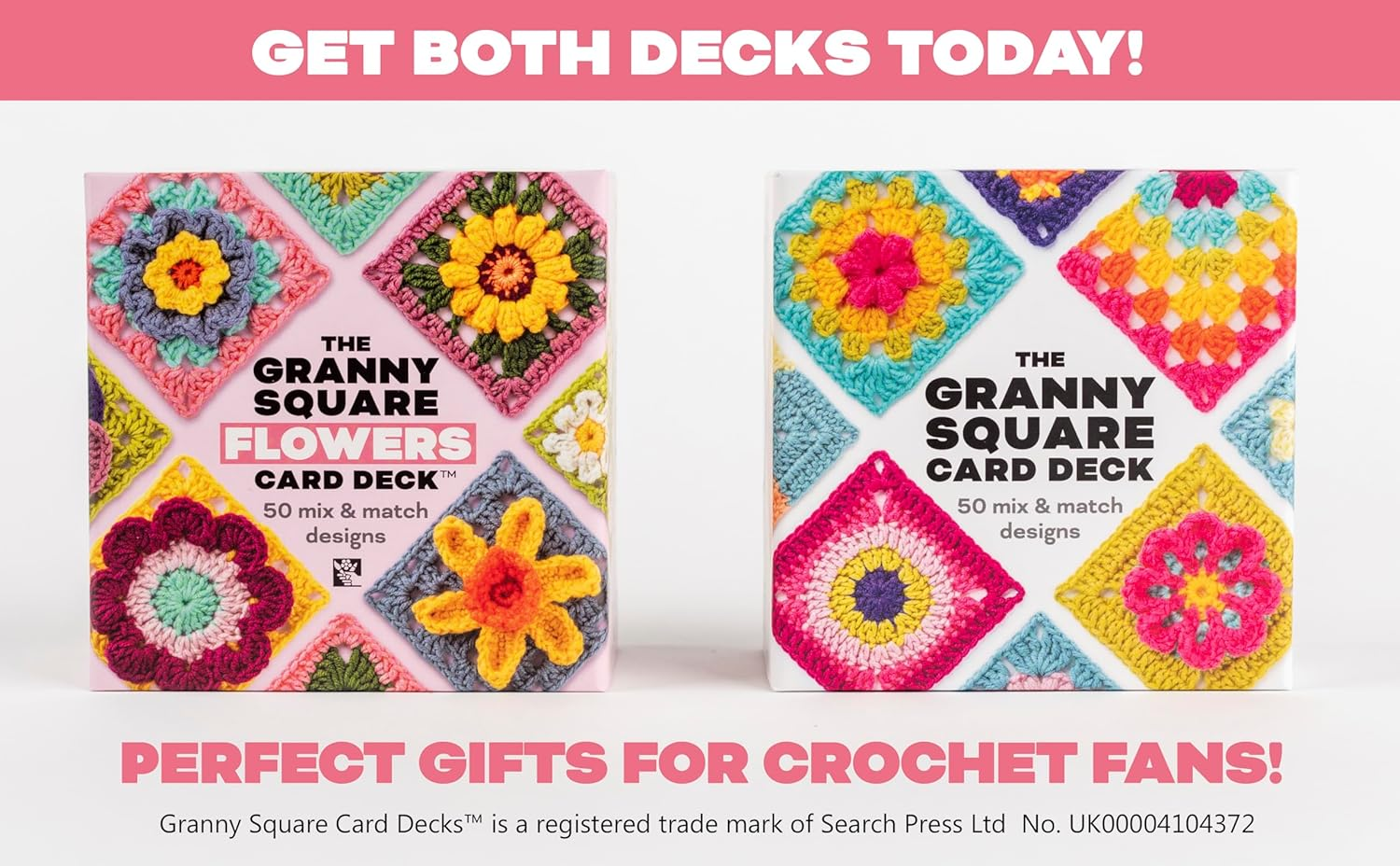 The Granny Square Flowers Card Deck: 50 Mix and Match Designs image number 2