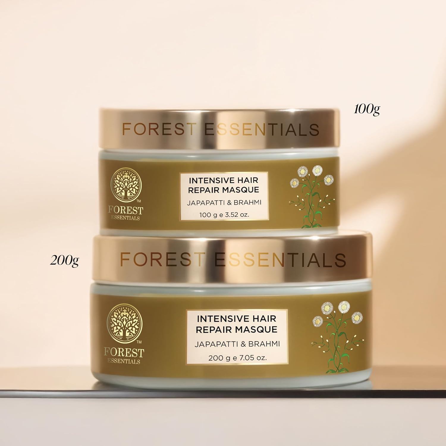 Forest Essentials Intensive Hair Repair Masque, Japapatti and Brahmi, 200G image number 5