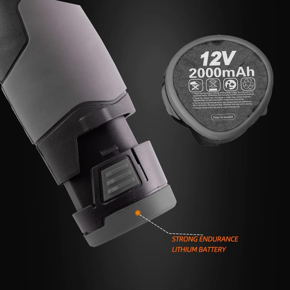 Battery Polishing Machine, Angle Polisher, SPTA 12 V Mini Battery Ezenter Polishing Machine Polisher with Battery Polisher 25 Mm/50 Mm/80 Mm Polishing Pad/Polishing Sponge/Wool Disc, for Polishing Car image number 4