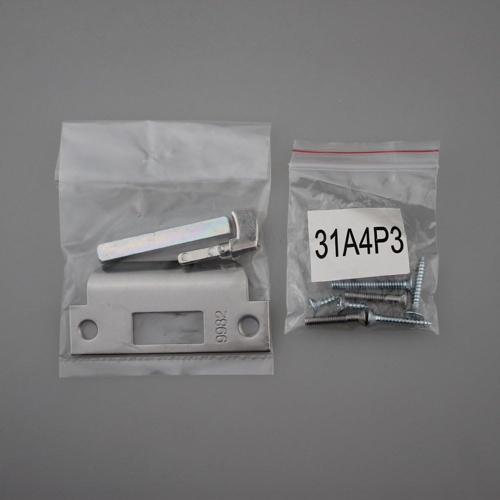 Whitco Security Screen Door Lock Handle Tasman Mk2 Black No Cylinder W892117