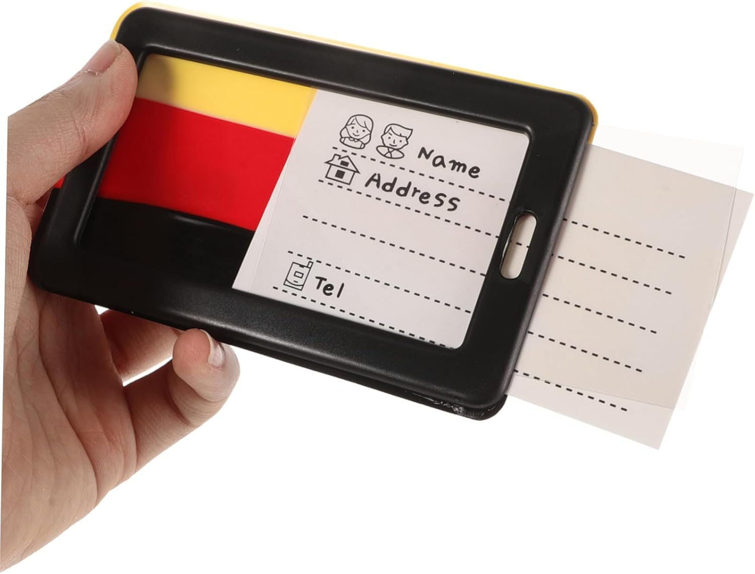 COLLBATH 2Pcs Luggage Tags Travel Suitcase Labels Flag Luggage Tag Suitcase Boarding image number 5