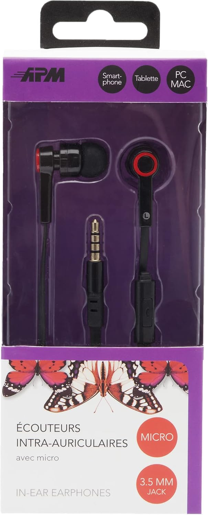 APM 600249 Mini Headphones, Wired image number 4