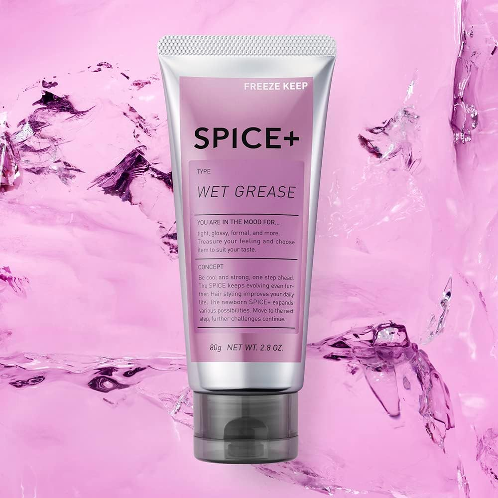 SPICE+ Wet Grease Hair Wax, Green Apple Scent, 2.8 Oz (80 G) image number 6