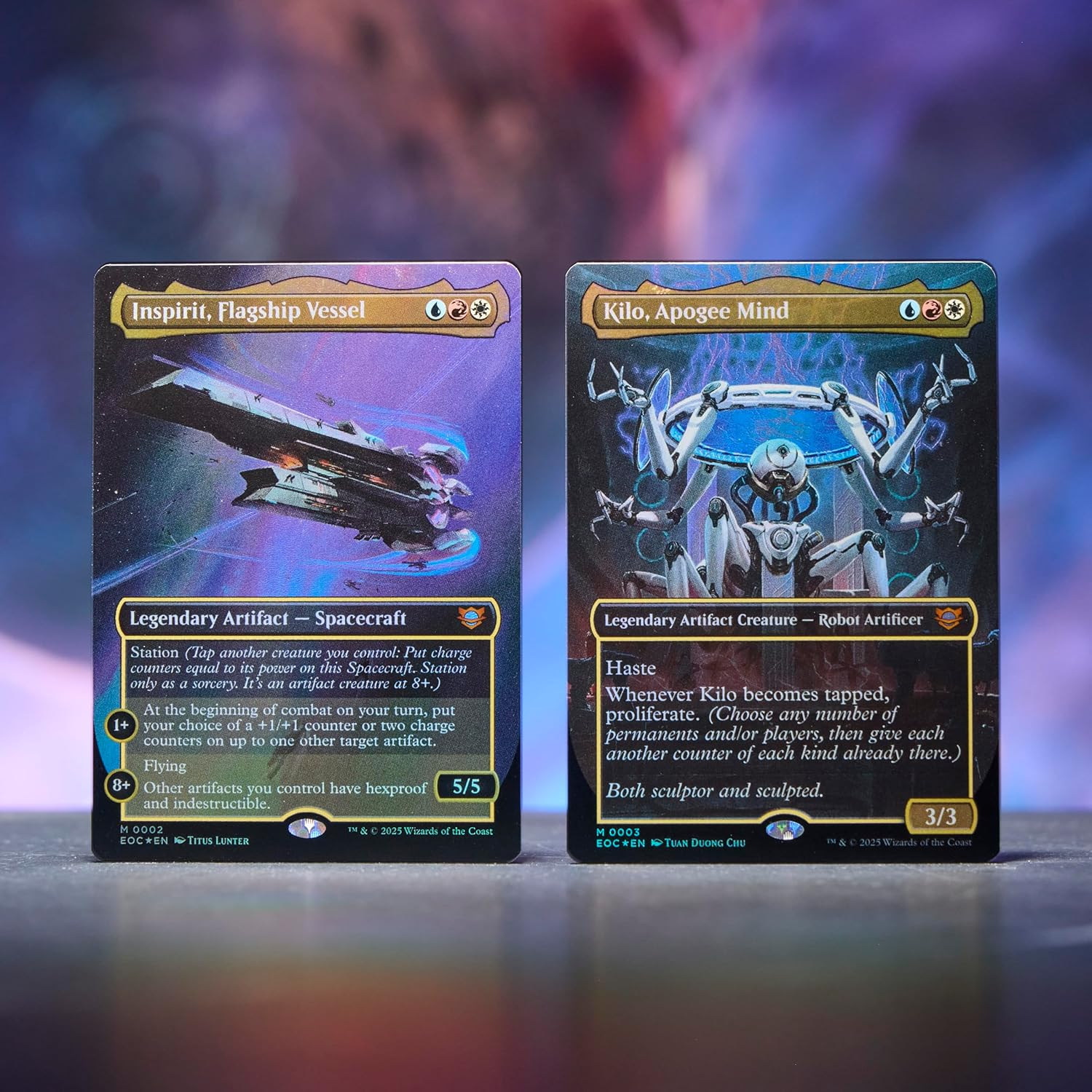 Magic: the Gathering Edge of Eternities Commander Deck - Counter Intelligence (100-Card Deck, 2-Card Collector Booster Sample Pack + Accessories) image number 6