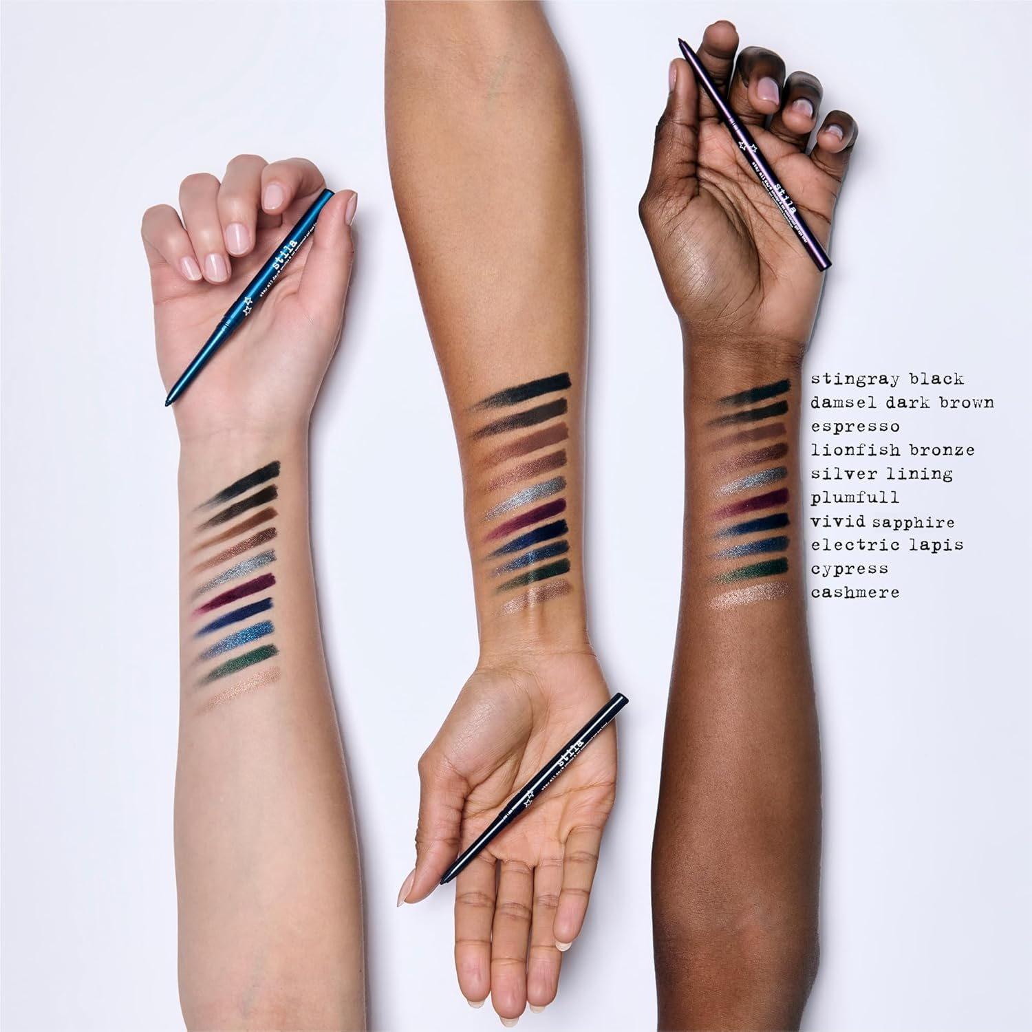 Stay All Day Smudge and Set Waterproof Gel Eye Liner - Stingray Black by Stila for Women - 0.012 Oz Eyeliner